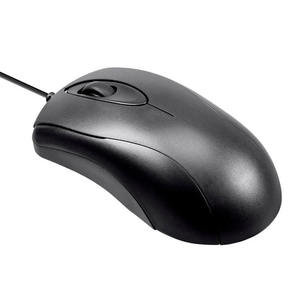 BUTTERFLY- Compact Usb Optical Wired Mouse Mice Computer Pc Laptop Home Office Black