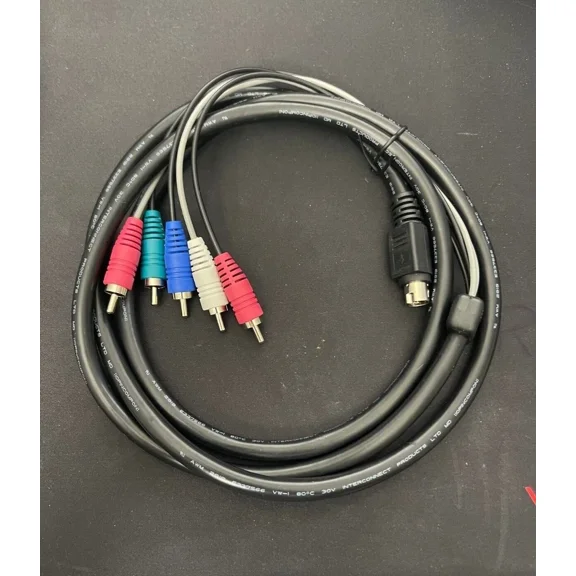 BUTTERFLY- Composite Cable 5 Rca Hd Rgb Cable Brand New - 6 Ft