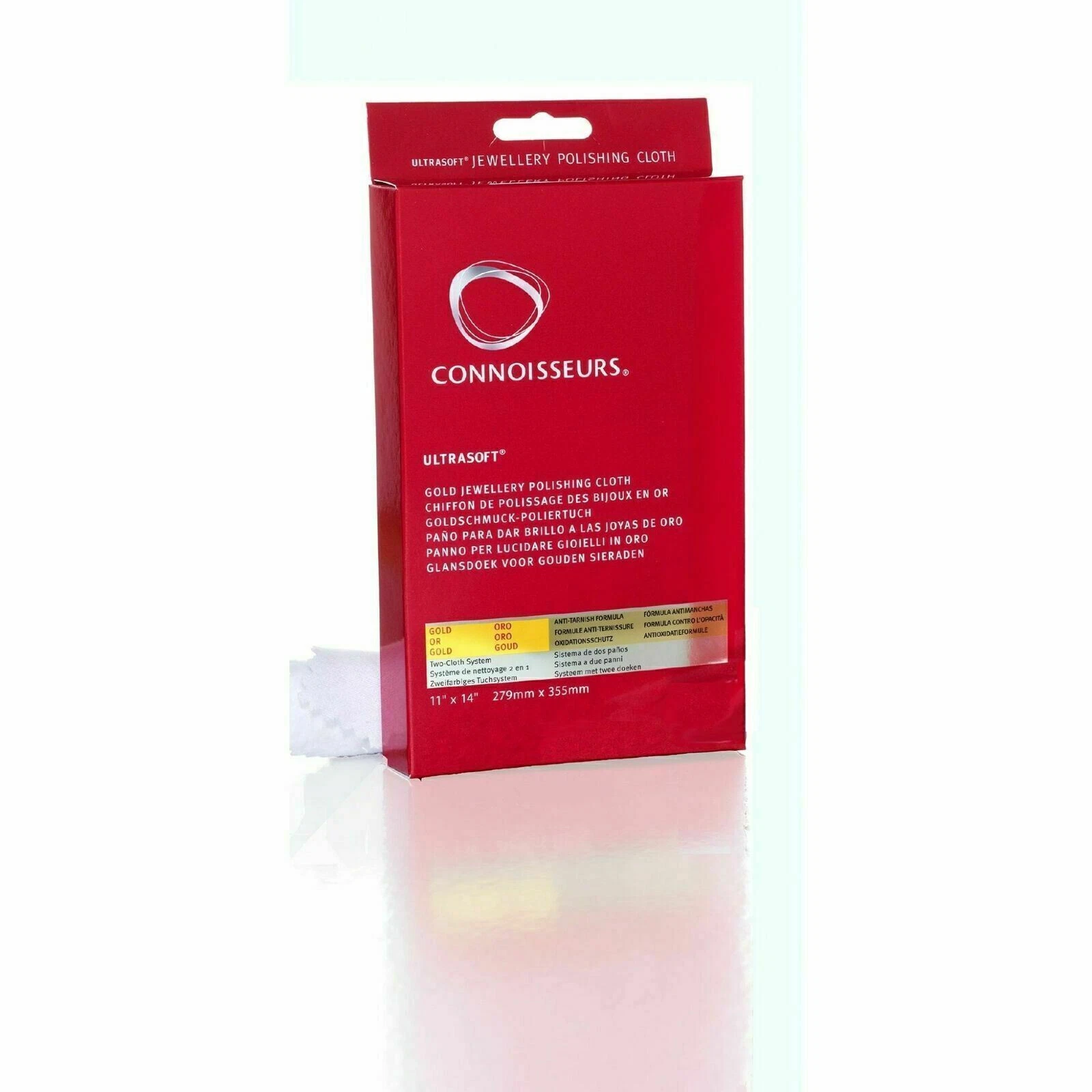 BUTTERFLY- Connoisseurs Gold Jewellery Cleaning Cloth, Ultra-Soft Polishing Cloth To Clean