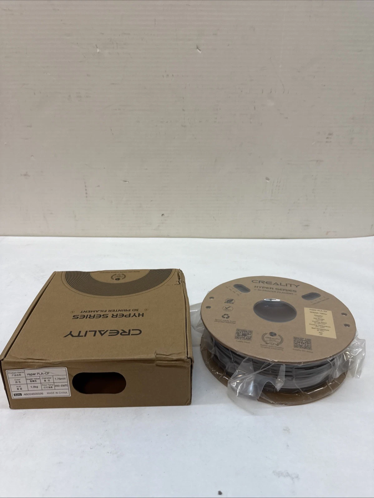 BUTTERFLY- Creality Pla Filament 1.75Mm Hyper Pla 3D Printer Filament 1Kg Greyish Yellow