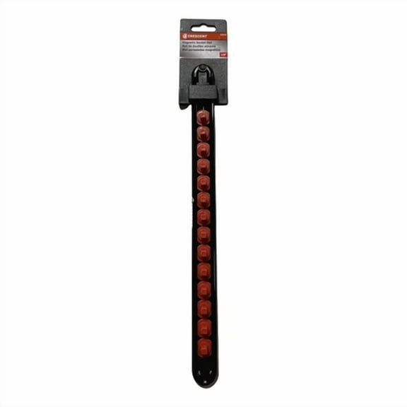 BUTTERFLY- Crescent 1/4" Drive Magnetic Socket Rail 14 Clips Mountable Tool Holder Csr14