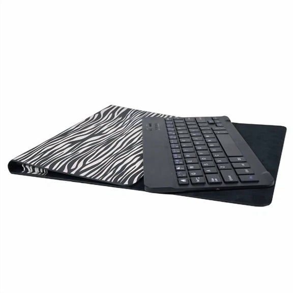 BUTTERFLY- Digital2 64-Key Bluetooth Keyboard & Case For D2-962G 9" Tablet (Zebra) - Add A