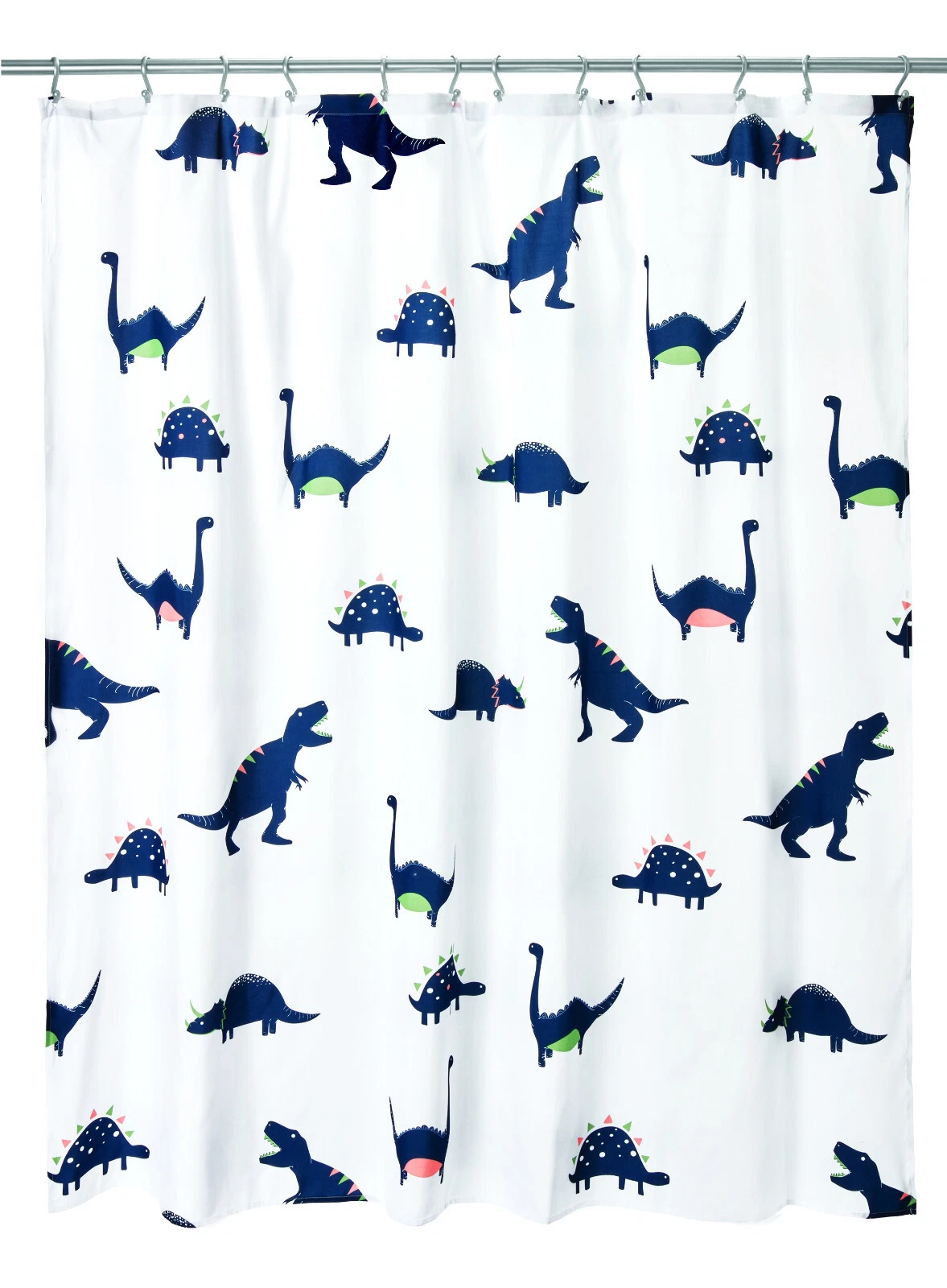 BUTTERFLY- Dinosaur Fabric Shower Curtain Multi Color Size 72" X 72"