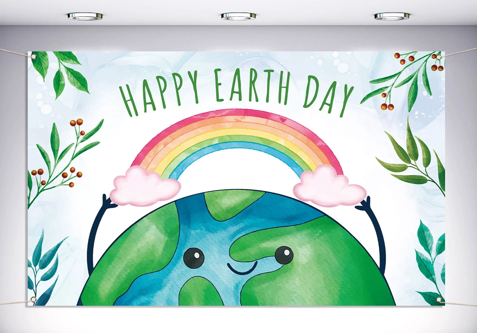 BUTTERFLY- Earth Day Photo Booth Backdrop April 22 Travel Themed Party Decoration School...