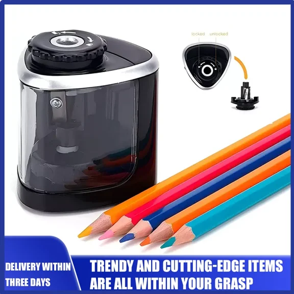 BUTTERFLY- Electric Automatic Pencil Sharpener, Quick & Quiet Helical Blade For Home Office