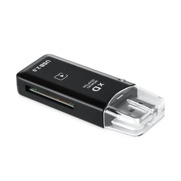 BUTTERFLY- Etech Usb2.0 Black Color High Speed Xd Memory Card Reader Supports Olympus And