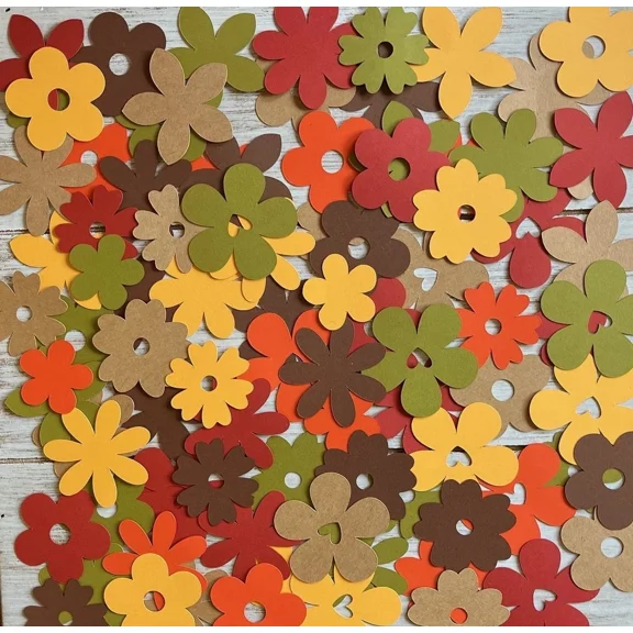 BUTTERFLY- Fall Paper Flower Confetti Table Decorations Thanksgiving Birthday Party Decor