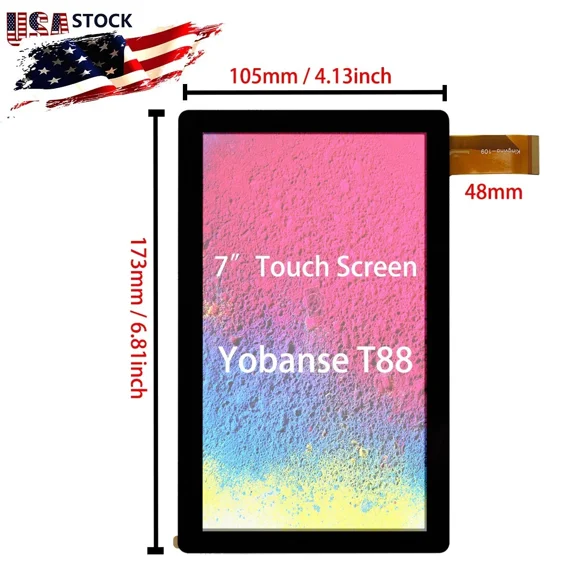 BUTTERFLY- For Yobanse T88 Tablet 7 Inch Touch Screen Panel Digitizer Glass Replacement New