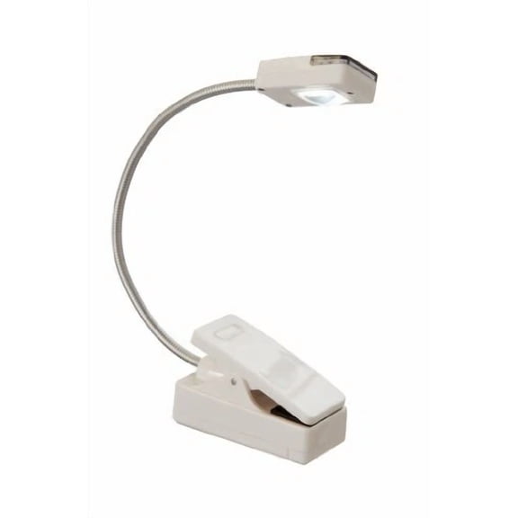 BUTTERFLY- Fulcrum 20022-108 Multiflex Ecoreader Book Light Plus With Timer Function, White