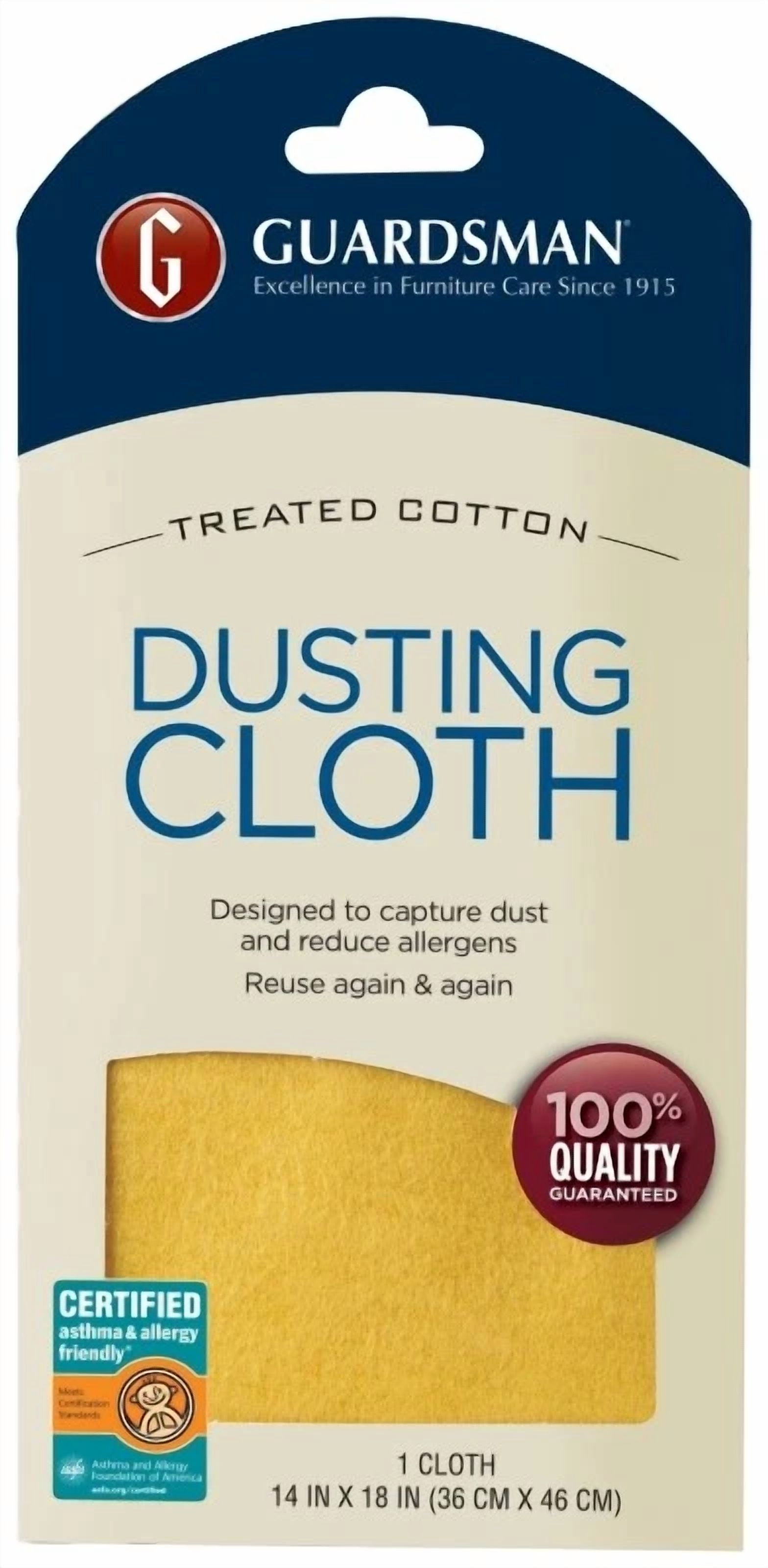 BUTTERFLY- Guardsman 462100 Dusting Cloth, 18 In L, 14 In W, Cotton - 2-Pack