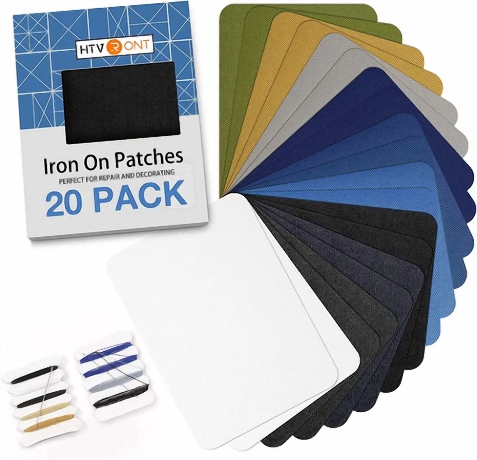 BUTTERFLY- Htvront Iron On Patches For Clothing Repair, Fabric Patches Iron On For Denim Je