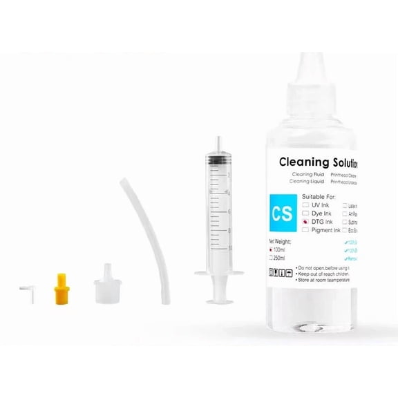 BUTTERFLY- Inkjet Printers Printhead Cleaning Kit 100Ml Cleaner For Most Liquid Printers