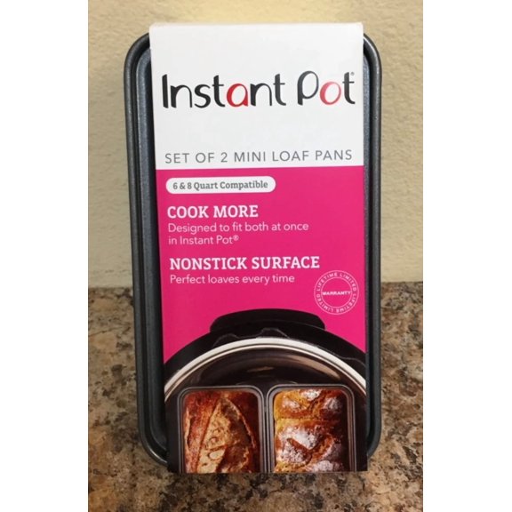 BUTTERFLY- Instant Pot 5252185 Set Of 2 Non-Stick Mini Loaf Pans