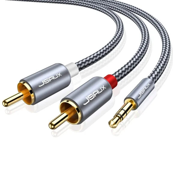 BUTTERFLY- Jsaux Rca To 3.5Mm Cable 6.6Ft, Aux To Rca Headphone Male To Male Jack