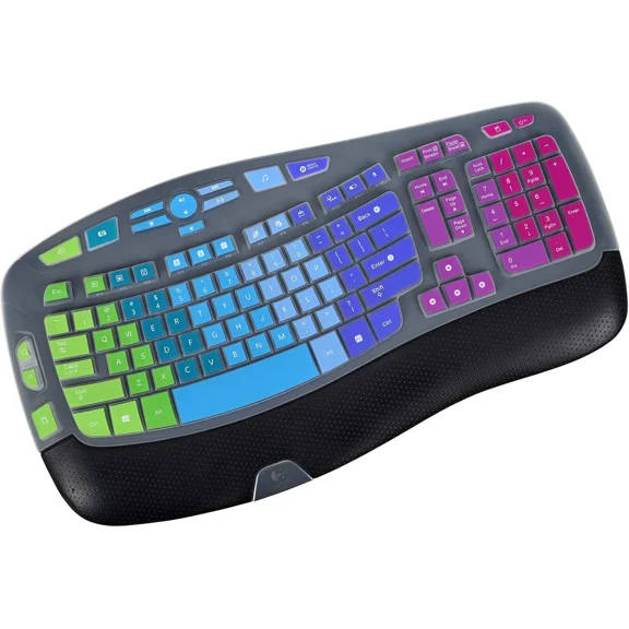 BUTTERFLY- Keyboard Cover For Logitech K350 Mk570 Mk550 Wireless Wave Keyboard, Logitech K3