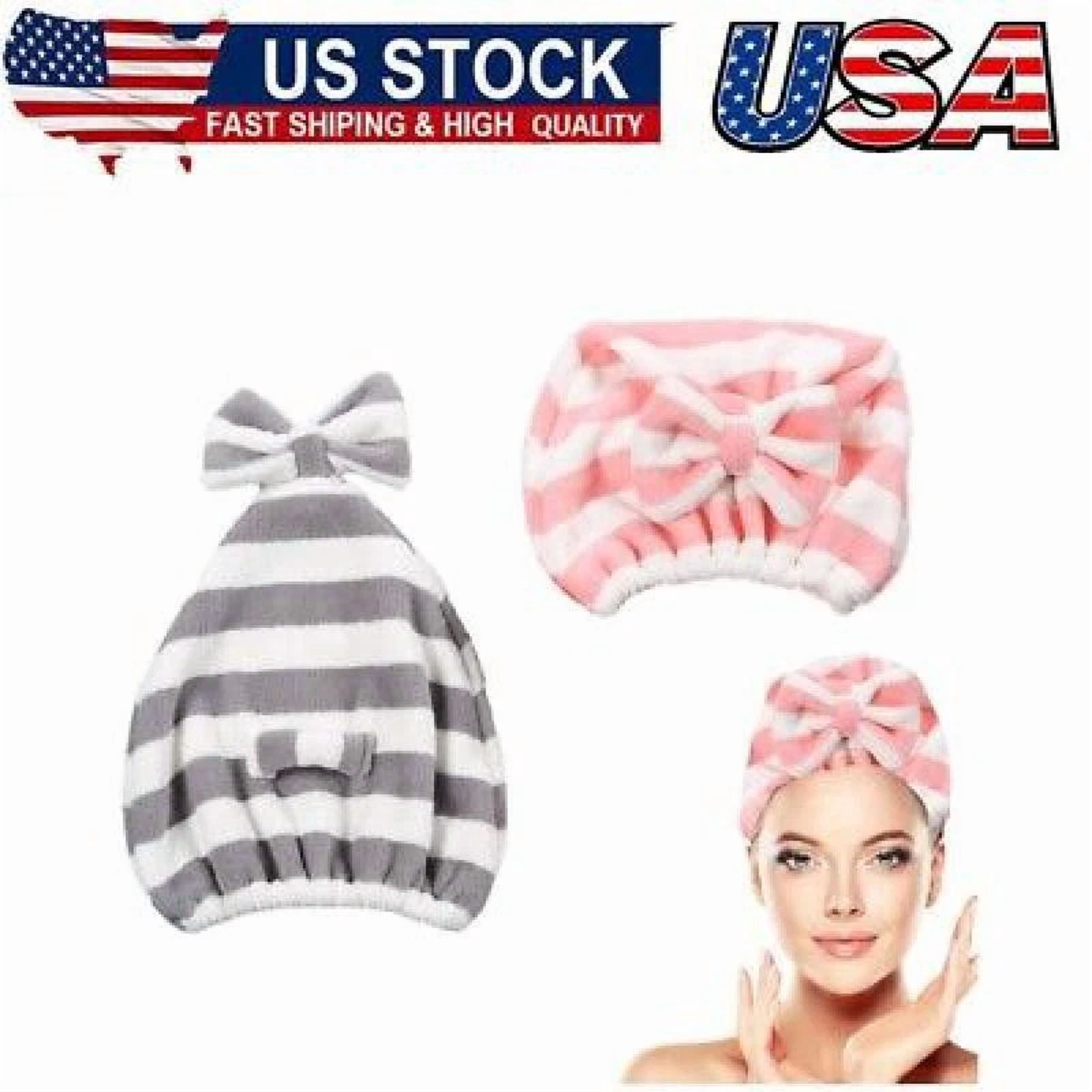 BUTTERFLY- Large Microfiber Hair Towel Cap,Rapid Drying Towel For Hair,Ultra Soft