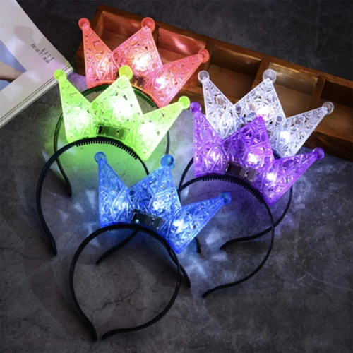 BUTTERFLY- Led Headband Crowns For Kids Princess Party Supplies Costume Accessories 4 Pcs