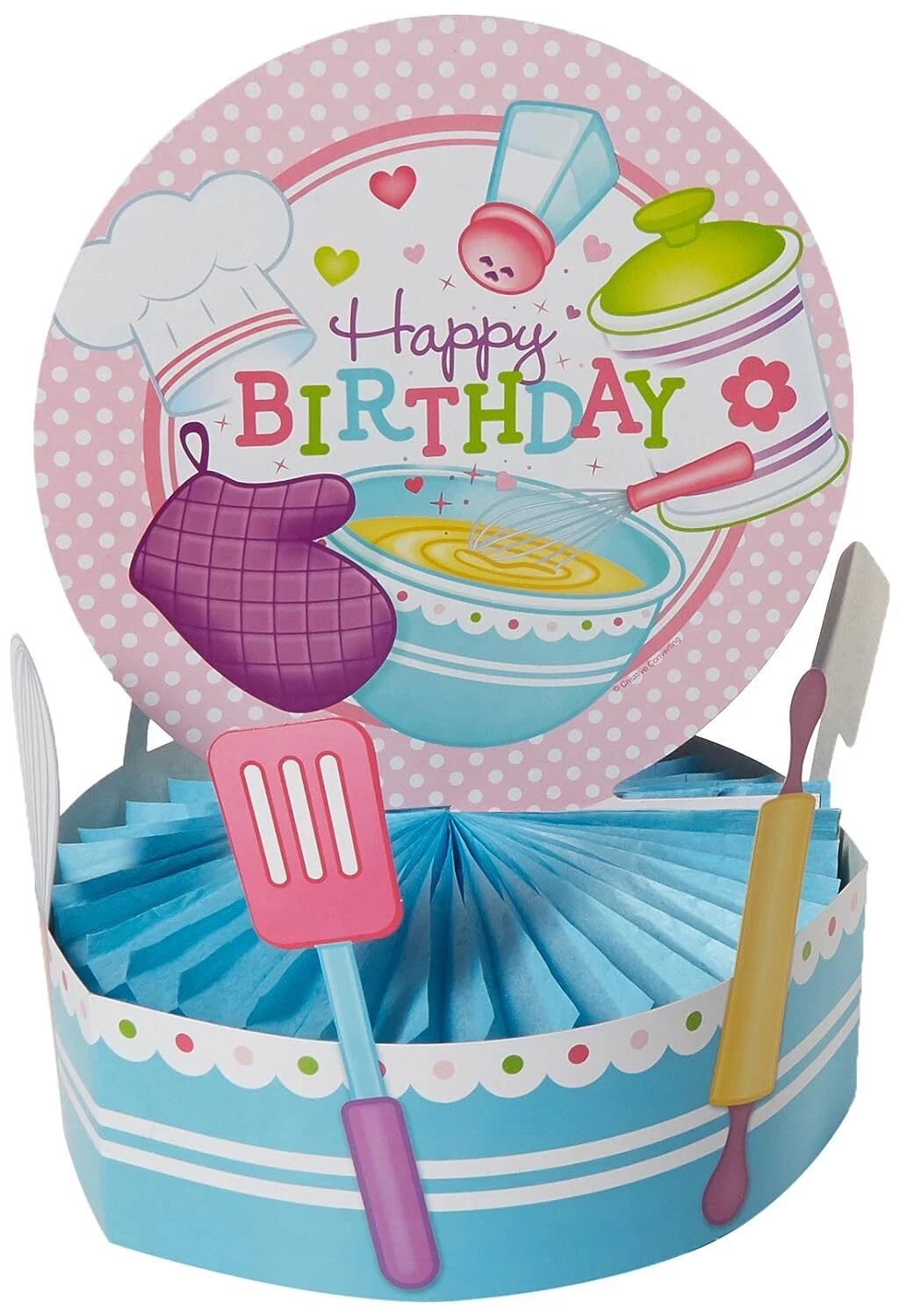 BUTTERFLY- Little Chef Cook Baking Food Girls Kids Birthday Party Decoration Centerpiece