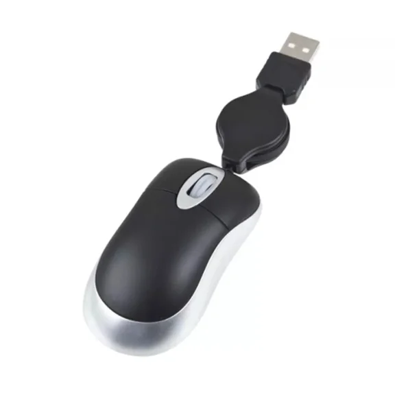 BUTTERFLY- Mini Retractable Usb Optical Scroll Wheel Pc Laptop Notebook Mouse Mice Us