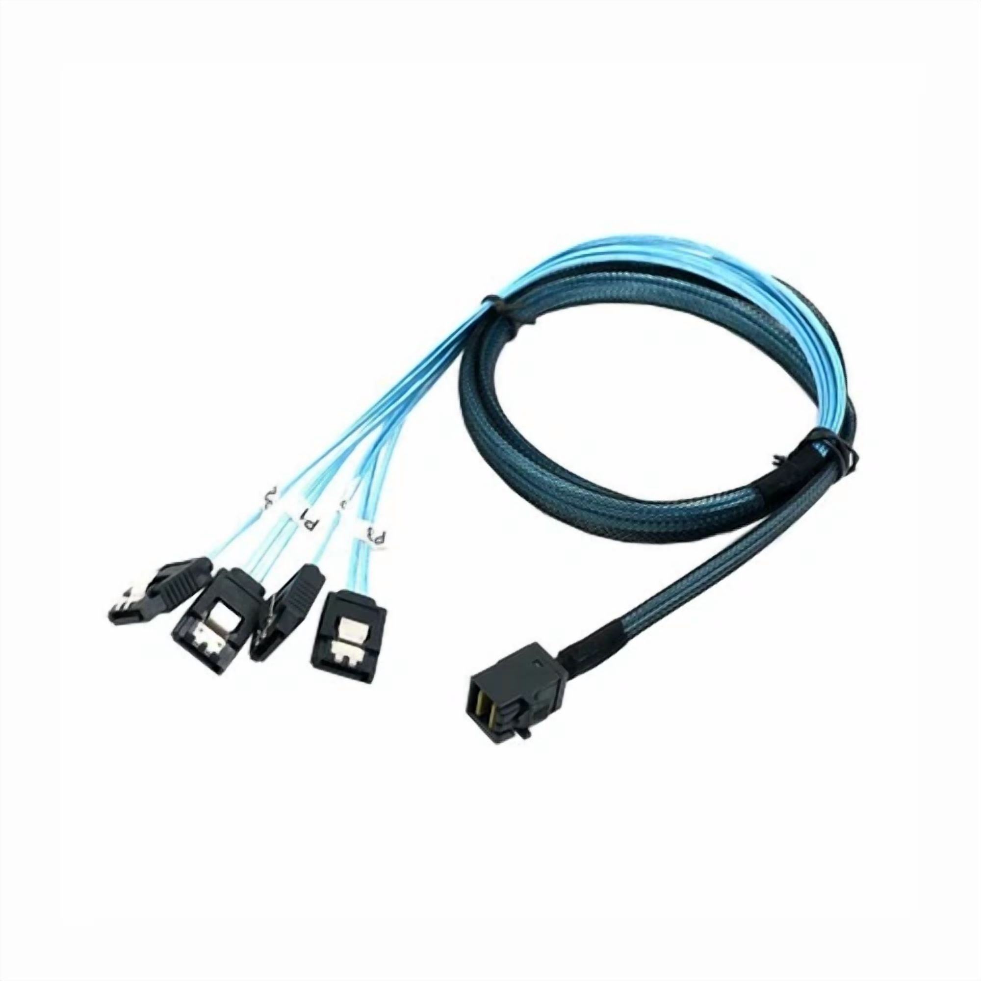 BUTTERFLY- Mini Sas Sff-8643 To 4 Sata 7Pin Hard Disk 6Gbps Data Server Raid Cable 1M Us