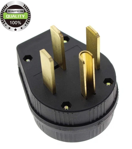 BUTTERFLY- New Industrial Grade For Nema 14-50P 125V Straight Blade Us Four Holes Plug 50A