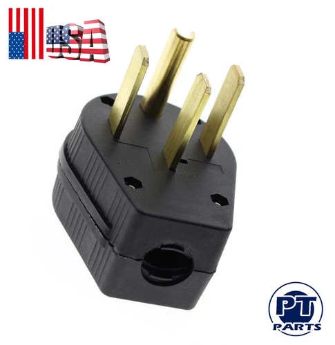 BUTTERFLY- New Industrial Grade Nema 14-50P 50A 125V Straight Blade Us Four Holes Plug