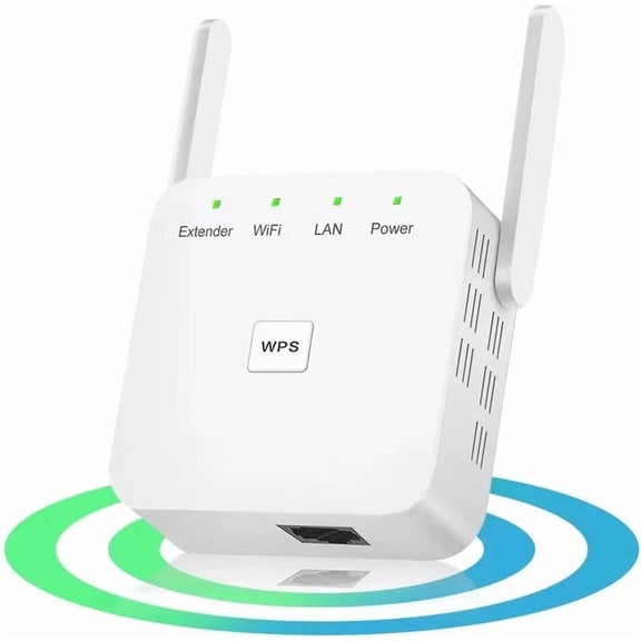 BUTTERFLY- Newest Wifi Extender Internet Booster Repeater Covers Up To 8640 Sq.Ft 40 Device