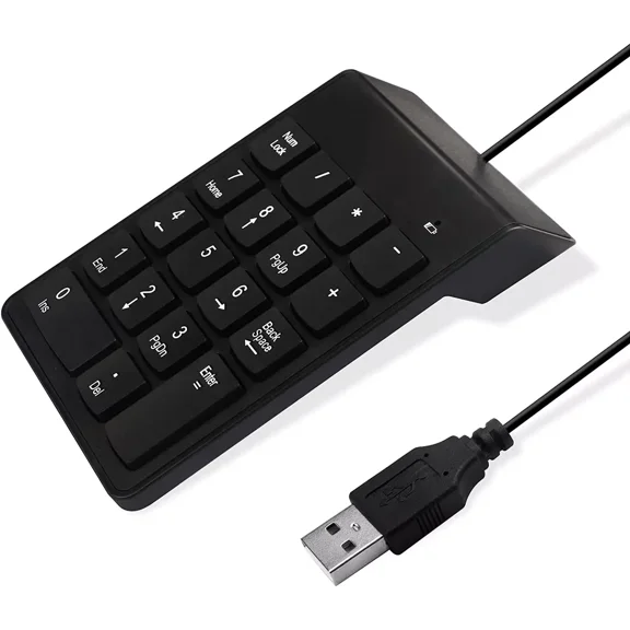 BUTTERFLY- Numeric Keypad For Laptop,10 Key Usb Keypad, Numerical Keypad Wired Portable Ult