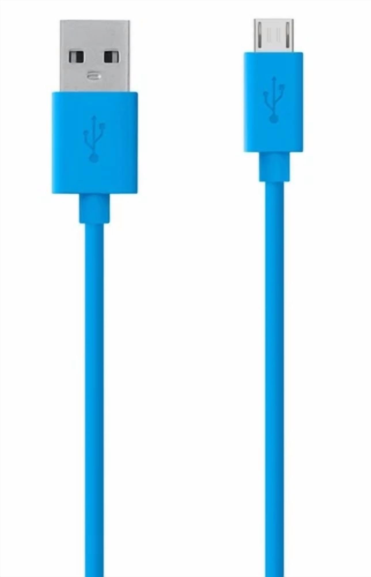 BUTTERFLY- Original Oem T-Mobile 4-Foot Blue Usb Charge/Sync Cable For Micro Usb Phones