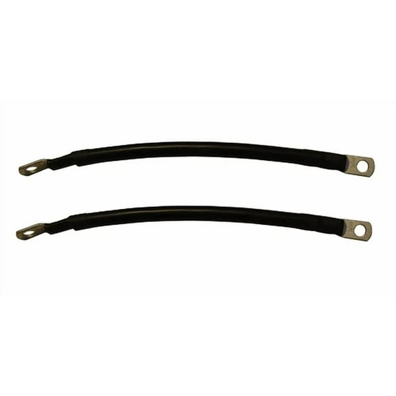 BUTTERFLY- Pair Of 14" Battery Link Cables For Solar Battery Bank 100% Copper W/ 5/16" Hole