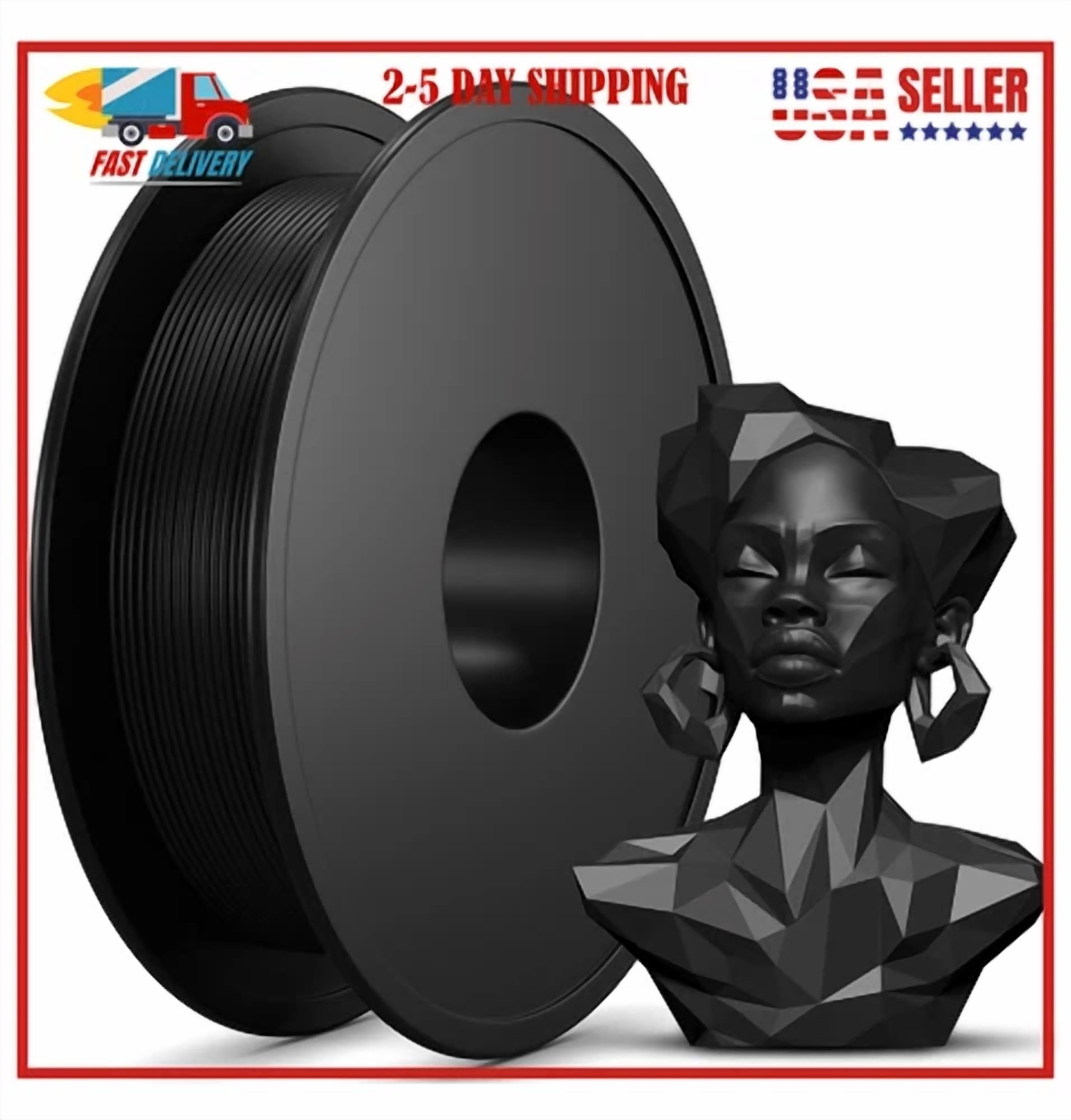 BUTTERFLY- Pla Filament Black 250G(0.55Bs) - 3D Printer Filament - 1.75Mm 3D Printing