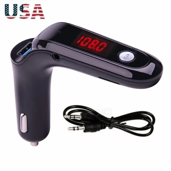 BUTTERFLY- Portable Car Bluetooth Fm Transmitter Radio Handsfree Mp3 Player/Usb Charger M