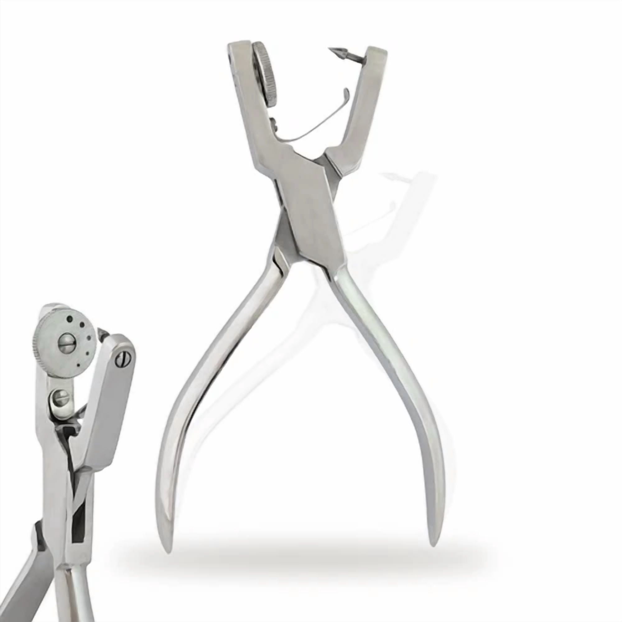 BUTTERFLY- Professional Leather Hole Puncher Pliers Tool For Belts, Watch Bands Multi-Size