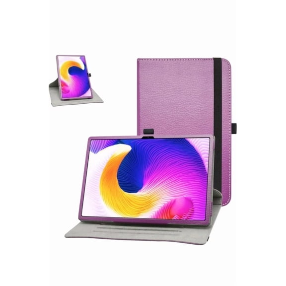 BUTTERFLY- Purple Case For Teclast T45Hd Tablet 10.5 Inch Tablet Premium Pu Leather