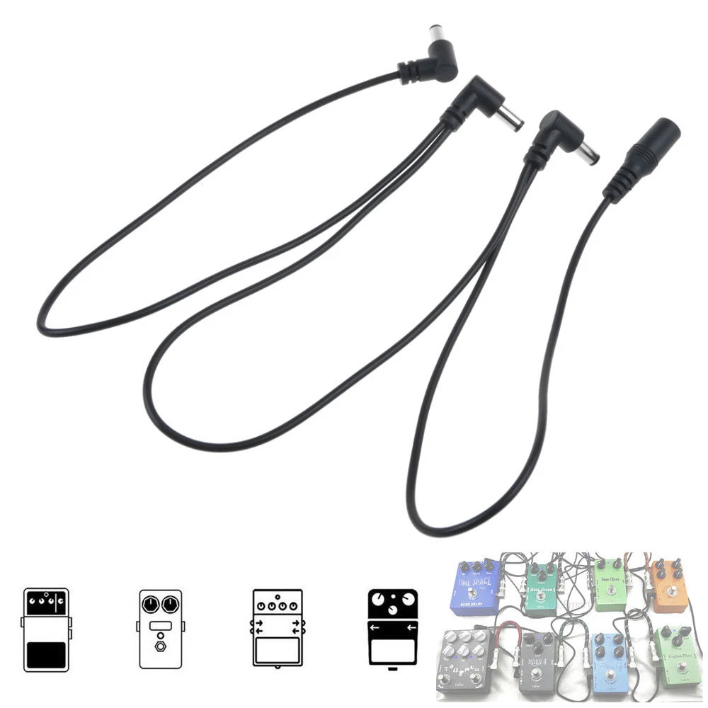BUTTERFLY- Pwron 3 Way Daisy Chain Cable For Electric Guitar Effect Pedal Power Cord Lead