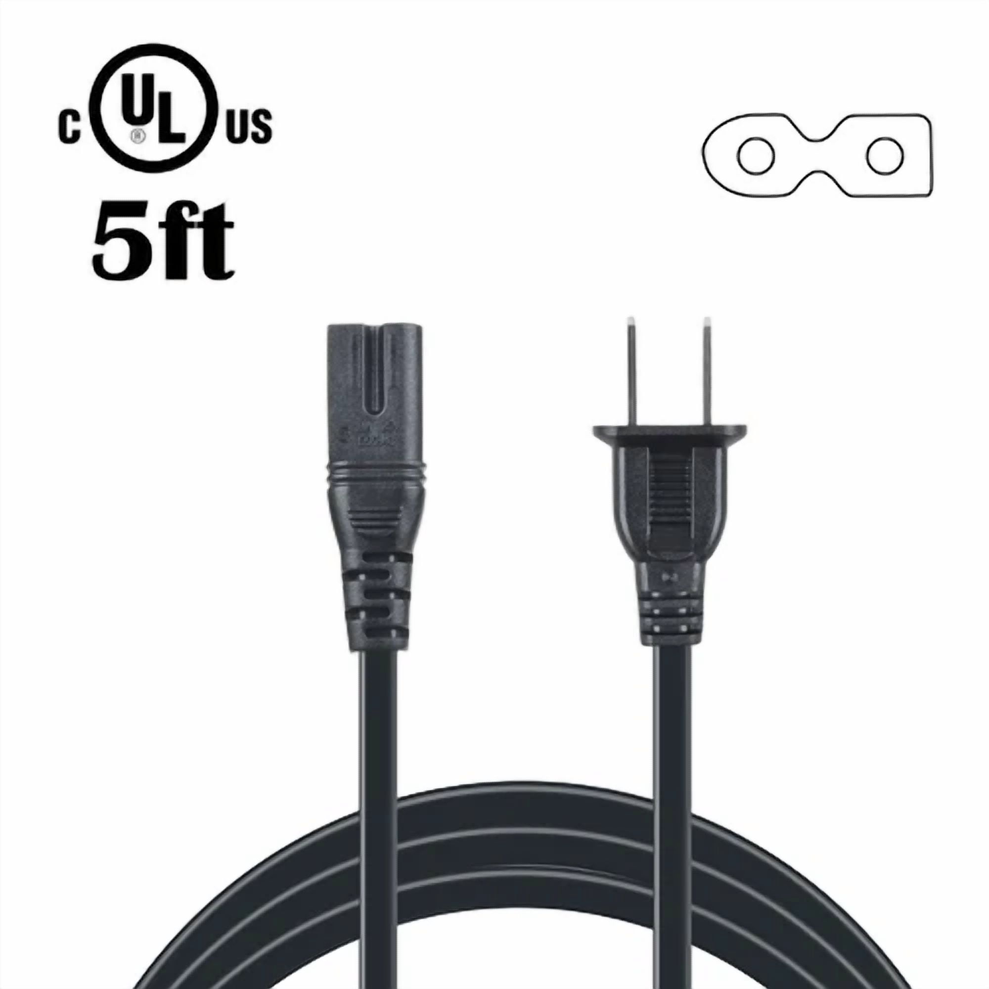 BUTTERFLY- Pwron 5Ft Ul Ac Power Cable Cord For Sony Cfd-S200 Cfds200 Cfd-S250 Cfds250 D50