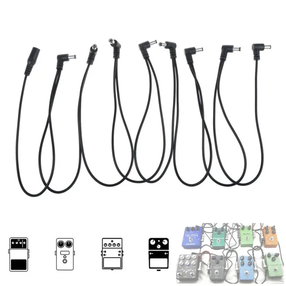 BUTTERFLY- Pwron 8 Way Daisy Chain Cable For Electric Guitar Effect Pedal Power Cord Lead