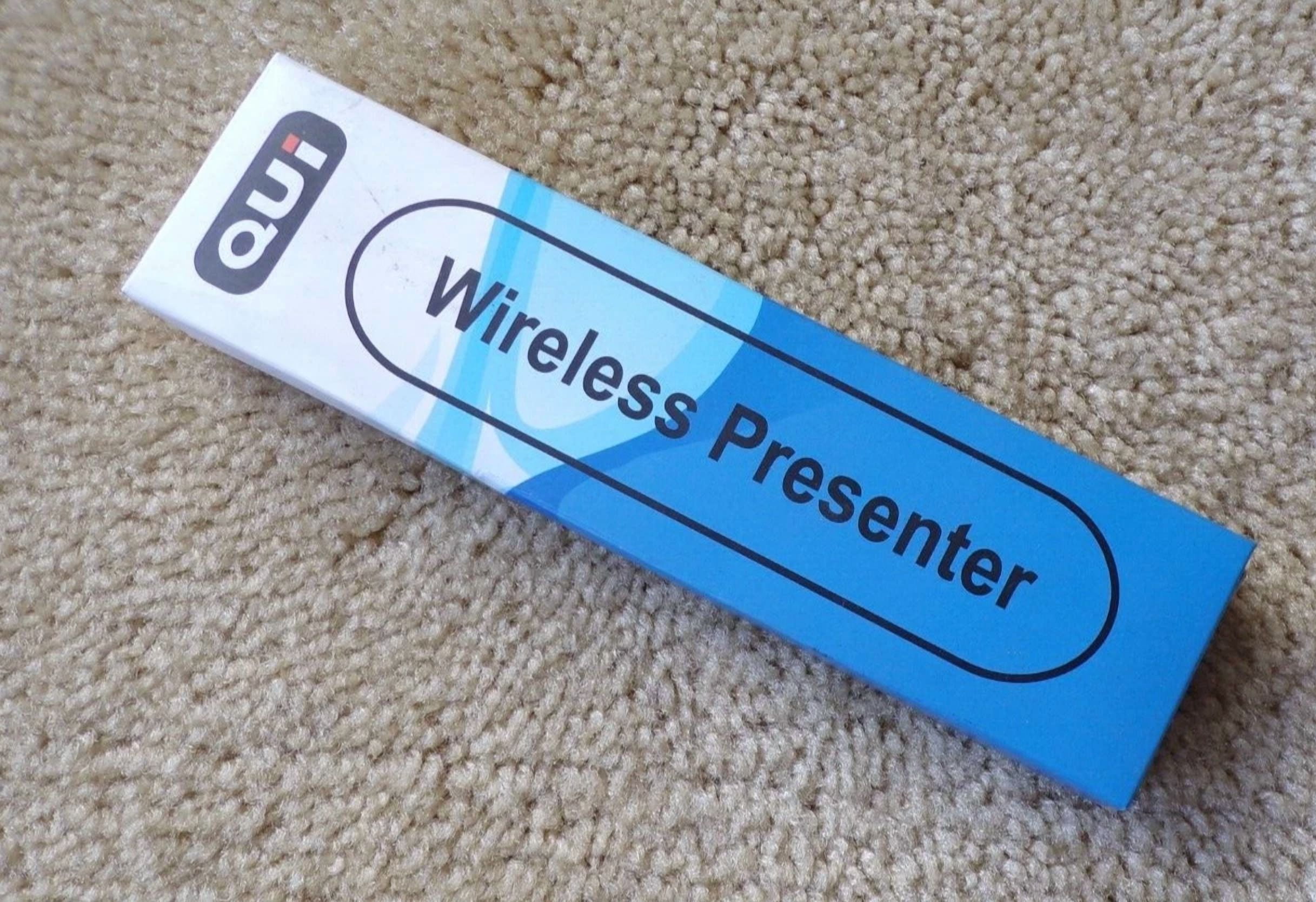 BUTTERFLY- Qui Rf 2.4Ghz Wireless Presenter Remote Presentation Laser Pointer - Mac Pc; T27