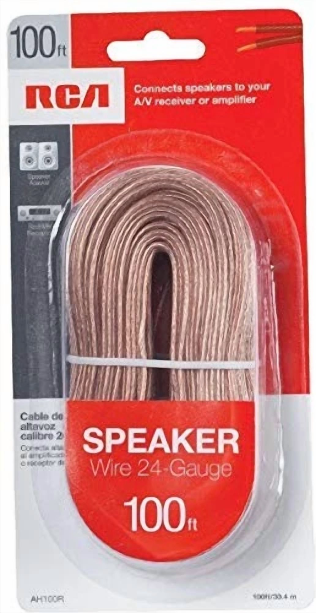BUTTERFLY- Rca Ah100R 100 Ft. 24-Gauge Speaker Wire