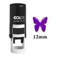 thumbnail image 1 of BUTTERFLY Self Inking Mini Rubber Stamp Colop Round Decorative Teachers Stamps 12mm, 1 of 2