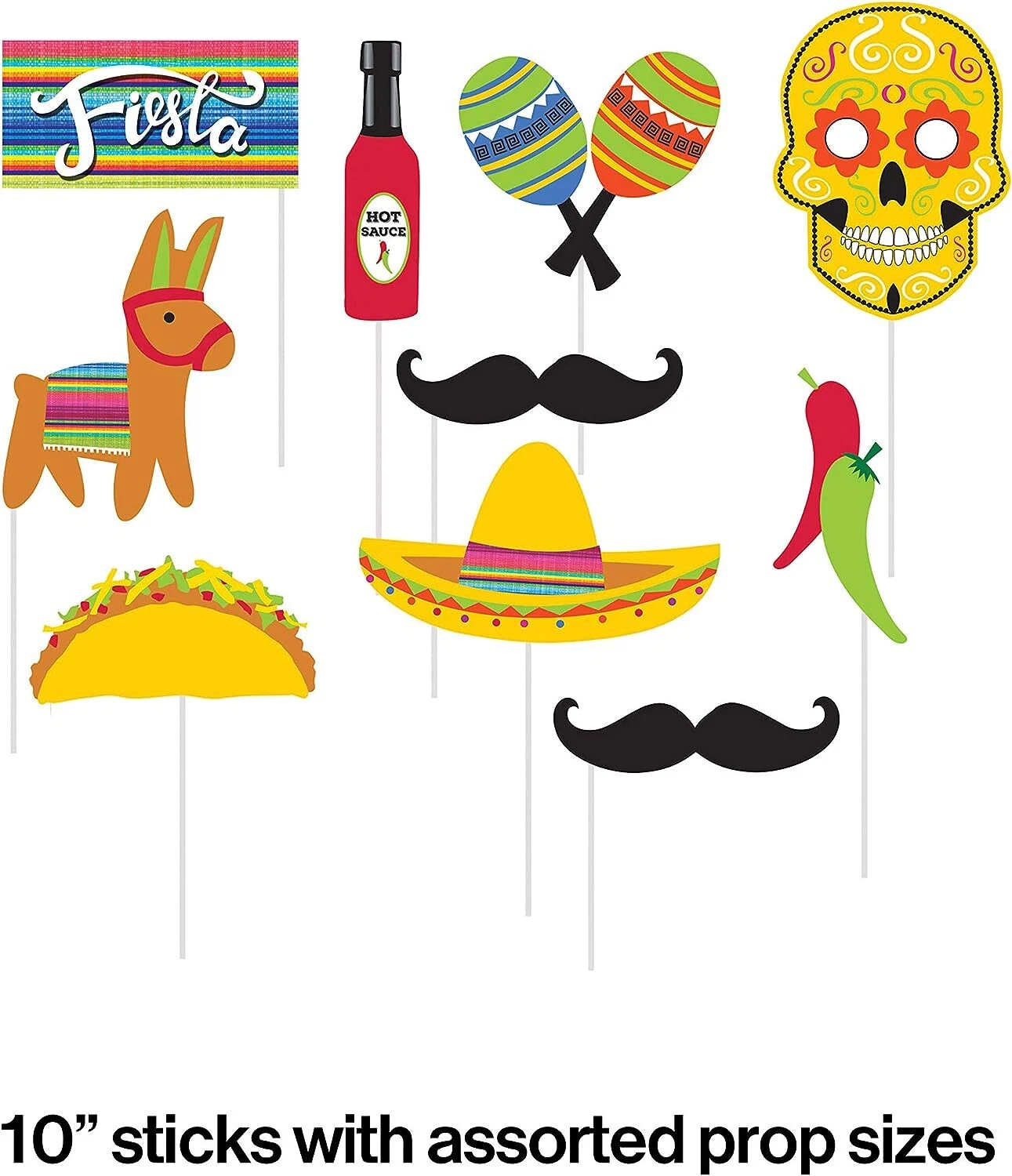 BUTTERFLY- Serape Cinco De Mayo Mexican Fiesta Theme Party Favor Photo Props