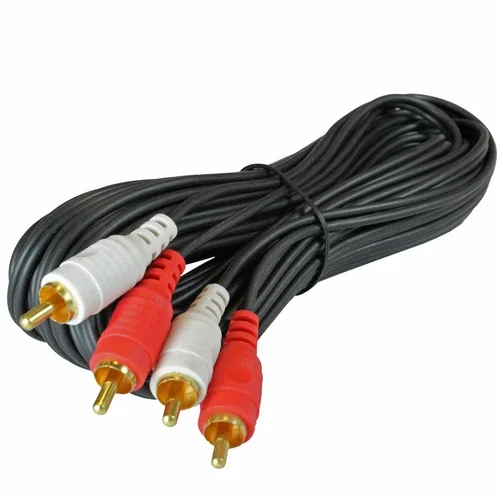 BUTTERFLY- Shielded 30 Ft Foot Dual 2 Rca Stereo Audio Sound Cord Patch Cable