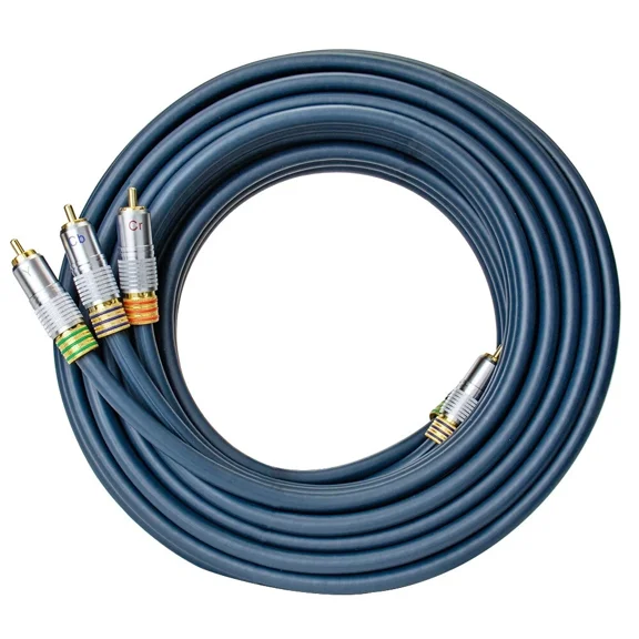 BUTTERFLY- Skywalker 20Ft Hq Ultra Triple Rca M-M Component Video Cable (Blue)