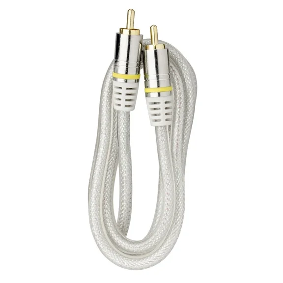 BUTTERFLY- Skywalker Signature Series Hq Premium Single Rca Cable (3Ft, Clear)