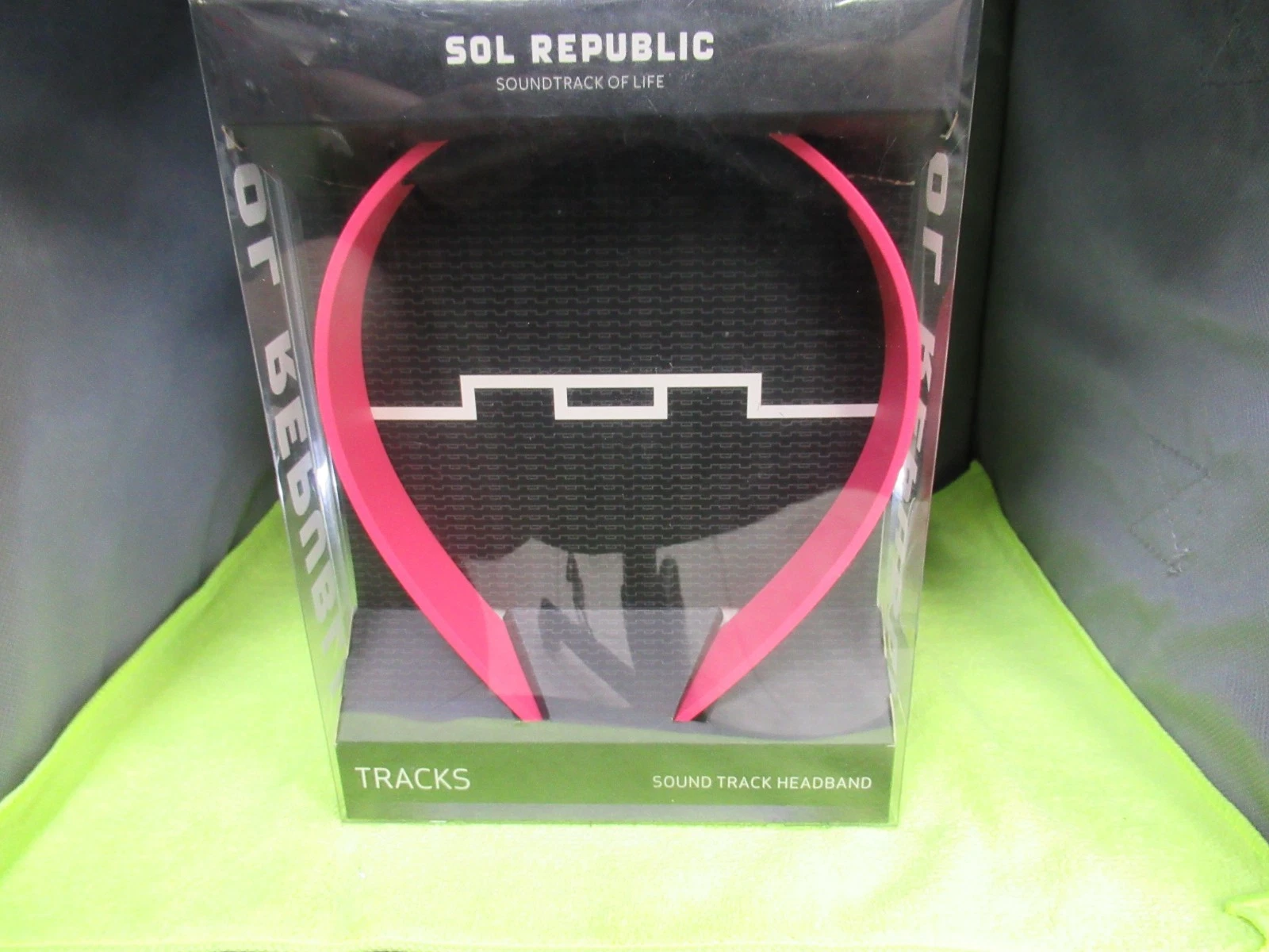 BUTTERFLY- Sol Republic 1305-38 Sound Track Pink Interchangeable Replacement Headband Pink