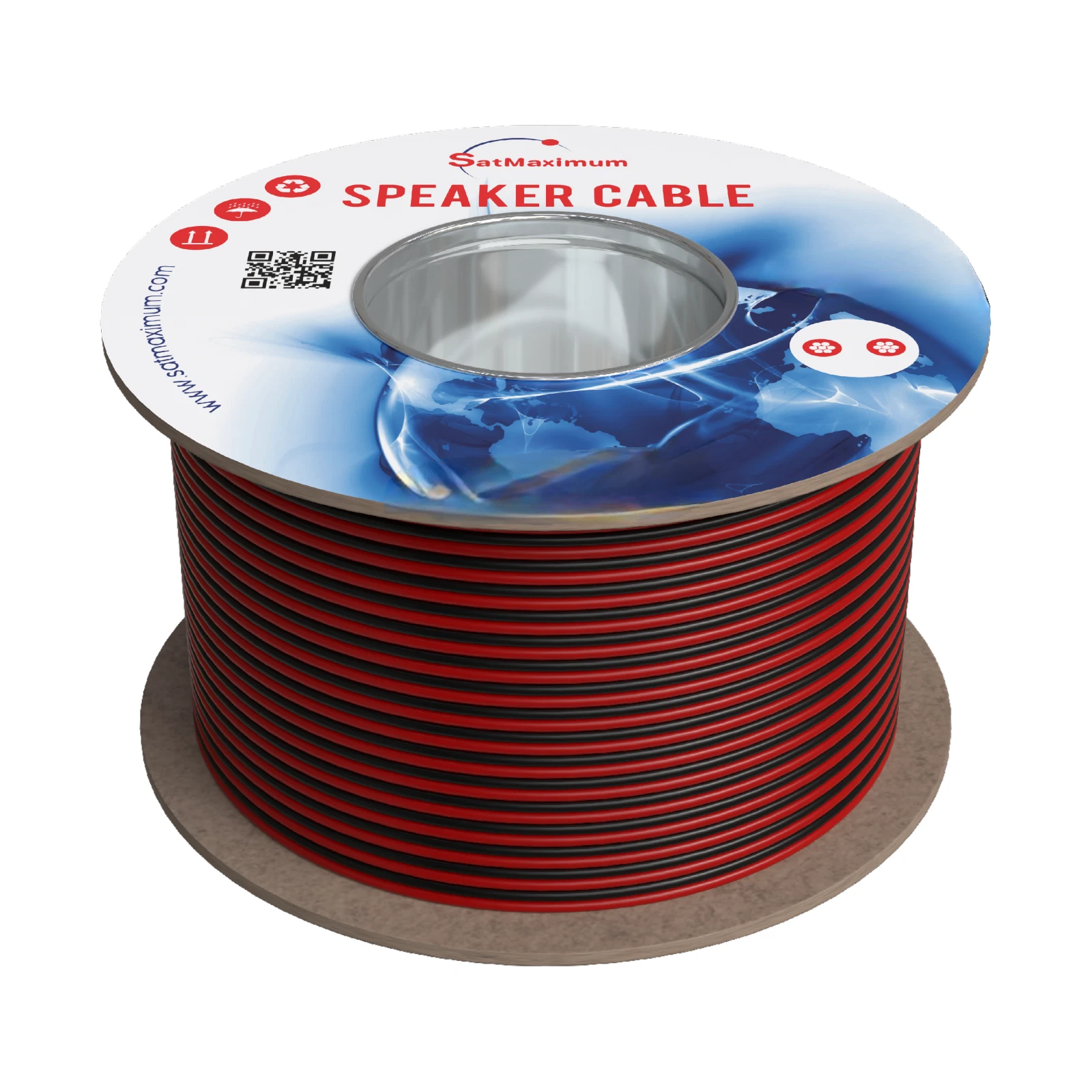 BUTTERFLY- Speaker Cable 14Awg 14/2 Bulk In-Wall Cl3 Car Audio Home Theater Wire 25Ft