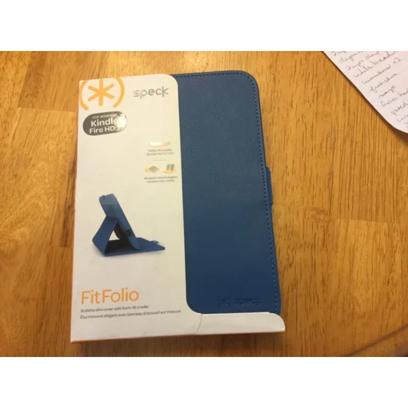 BUTTERFLY- Speck Fitfolio - Blue - For Kindle Hd 7 - *Will Not Fit The Kindle 7*