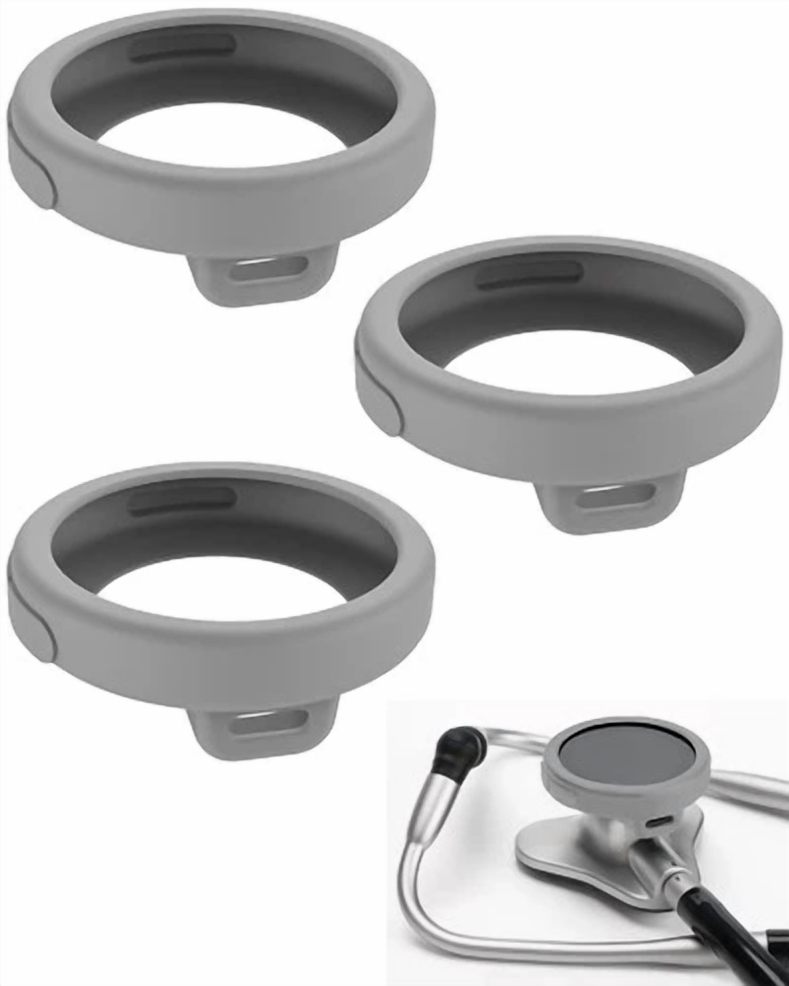 BUTTERFLY- Stethoscope Chestpiece Cover For Eko Core 500™ Digital – Grey