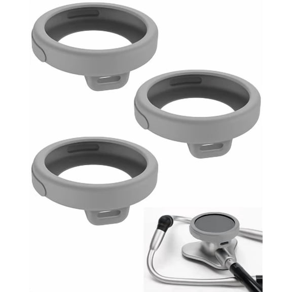 BUTTERFLY- Stethoscope Chestpiece Cover For Eko Core 500 Digital Grey
