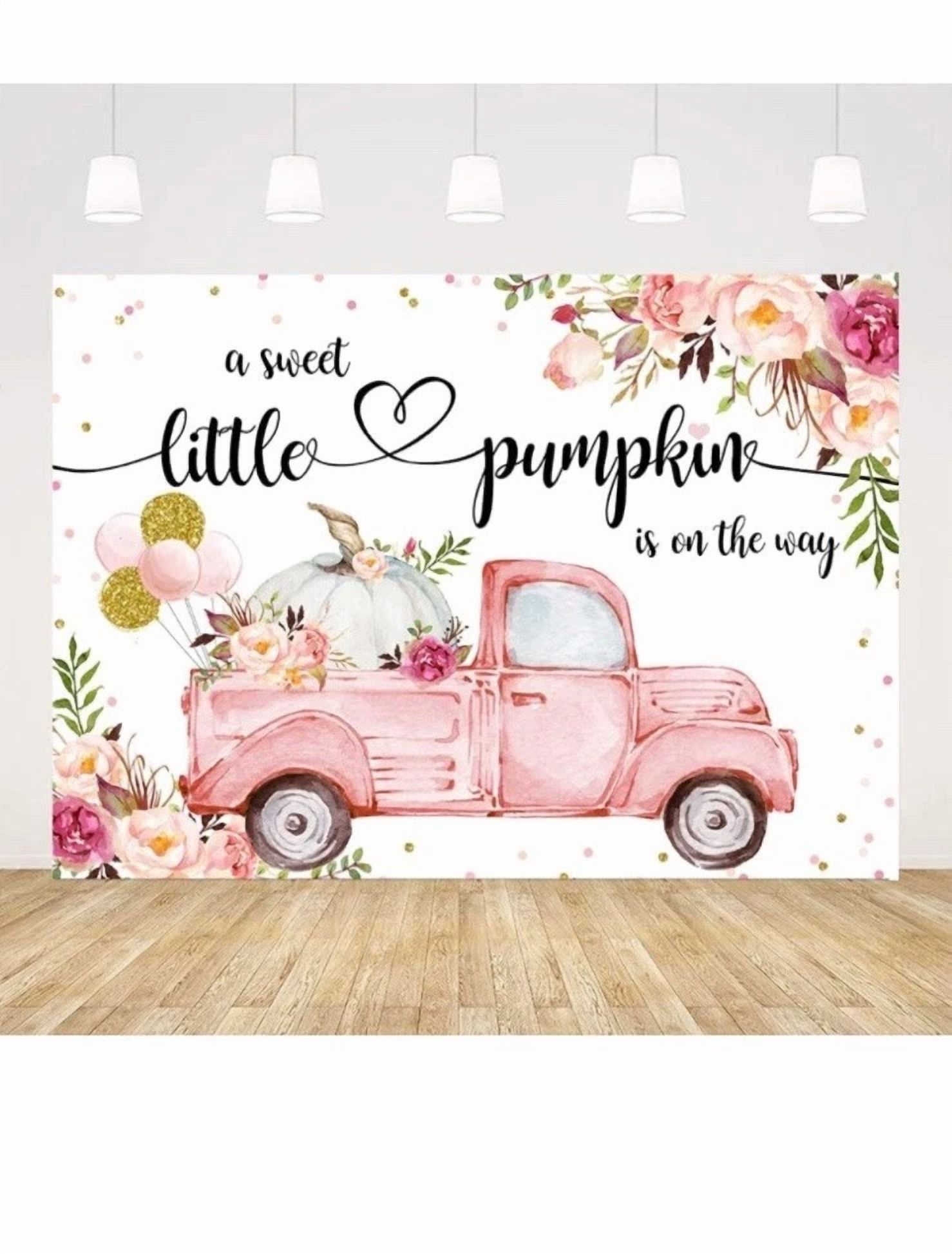 BUTTERFLY- Ticuenicoa 7X5Ft A Little Sweet Pumpkin Is On The Way Photography Backdrop For B